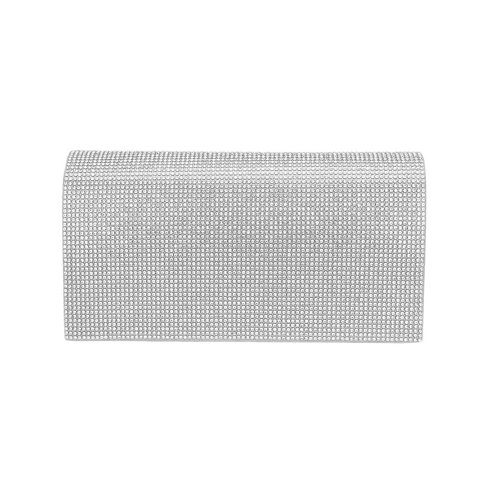 iLLASPARKZ Bling Studded Box Evening Bag / Clutch / Crossbody Bag