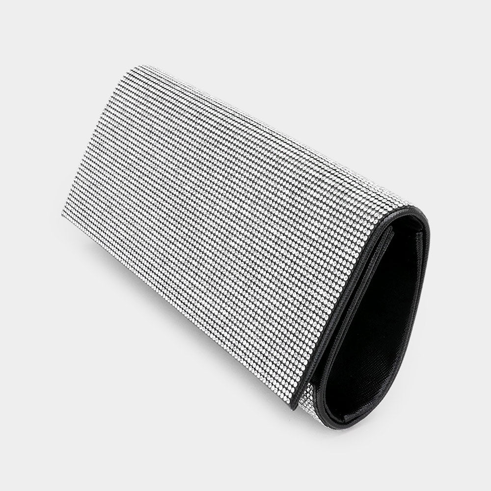 iLLASPARKZ Bling Solid Evening Clutch / Crossbody Bag