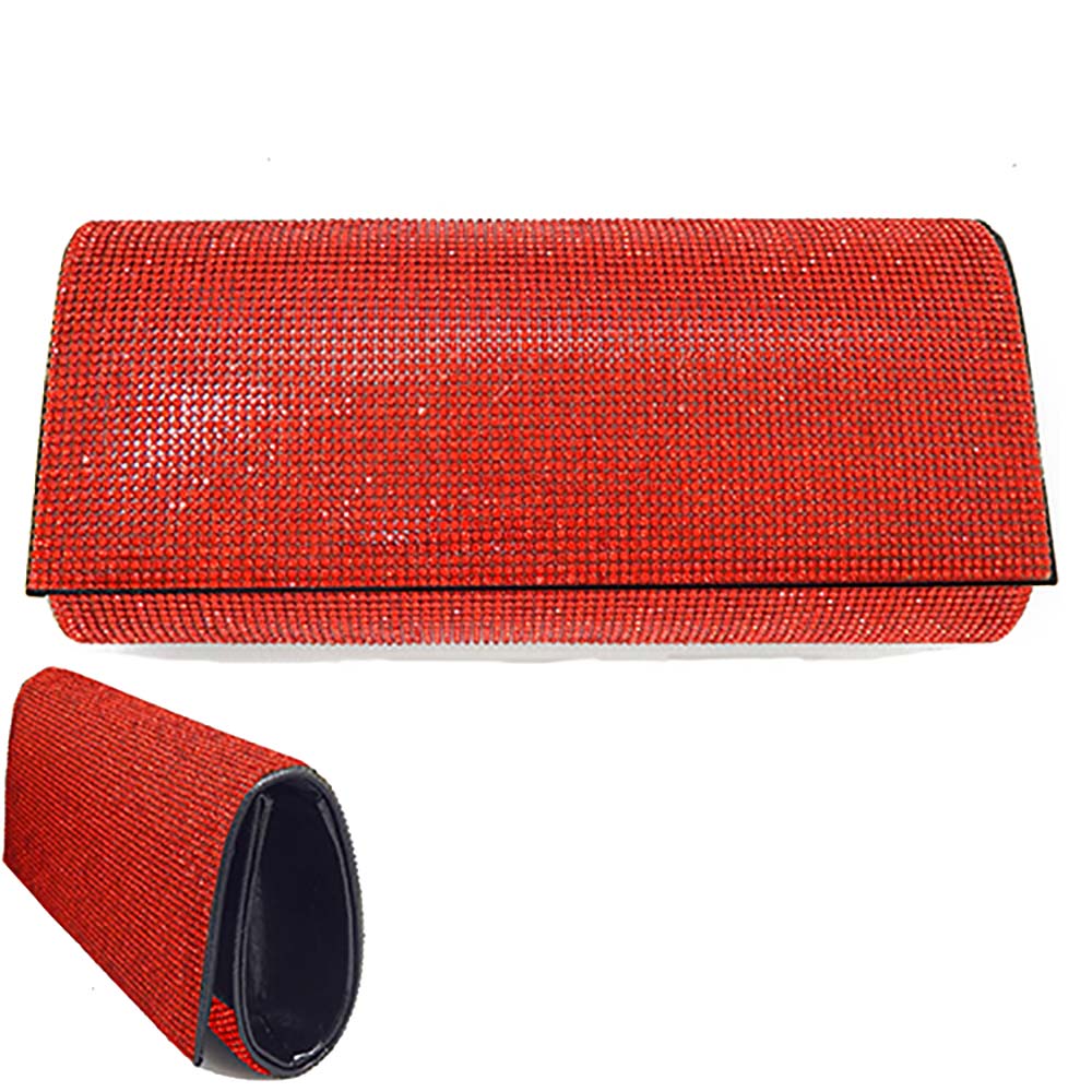 iLLASPARKZ Bling Solid Evening Clutch / Crossbody Bag