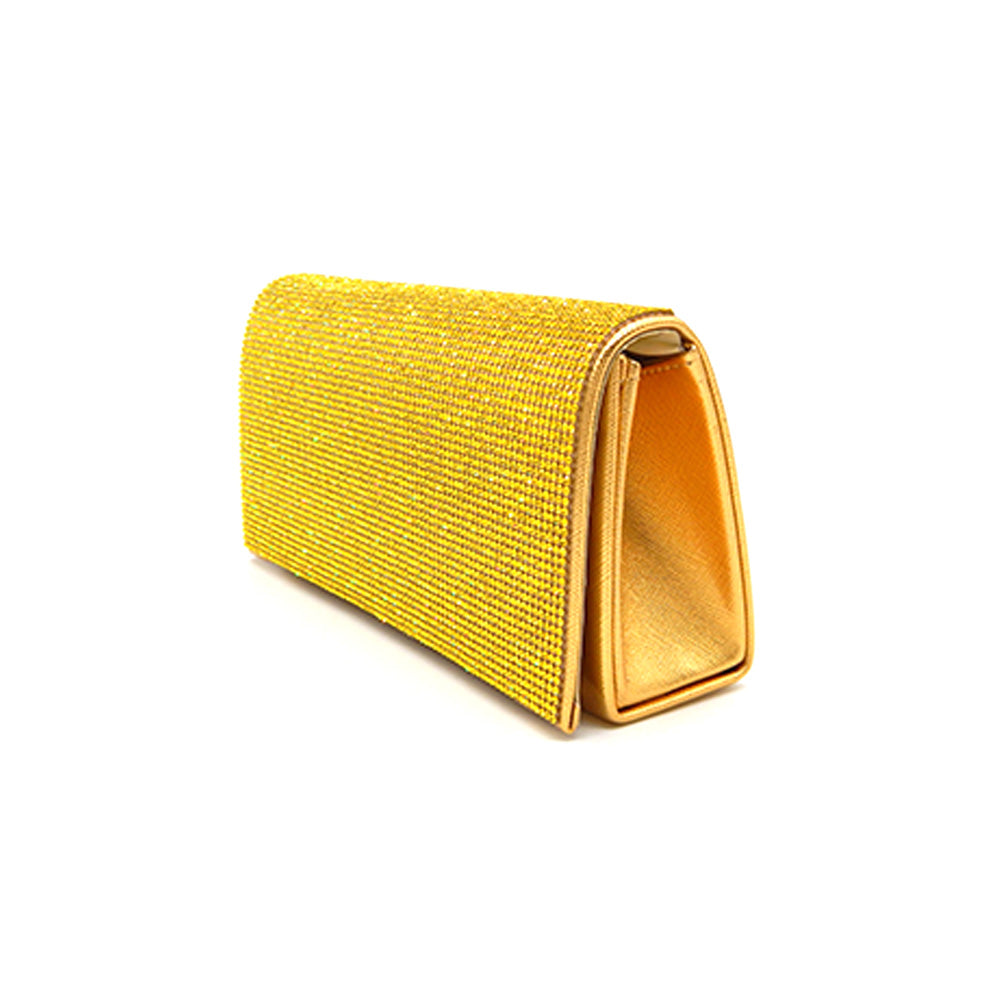 iLLASPARKZ Bling Solid Evening Clutch / Crossbody Bag