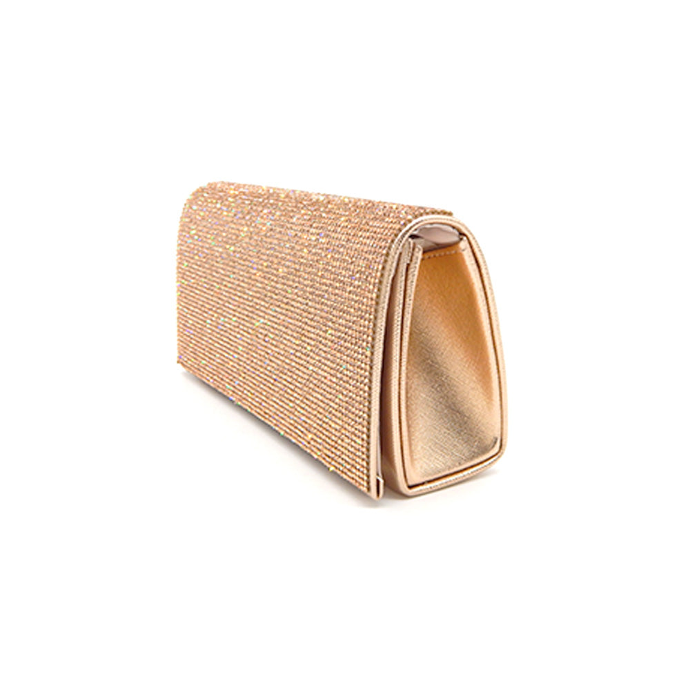 iLLASPARKZ Bling Solid Evening Clutch / Crossbody Bag