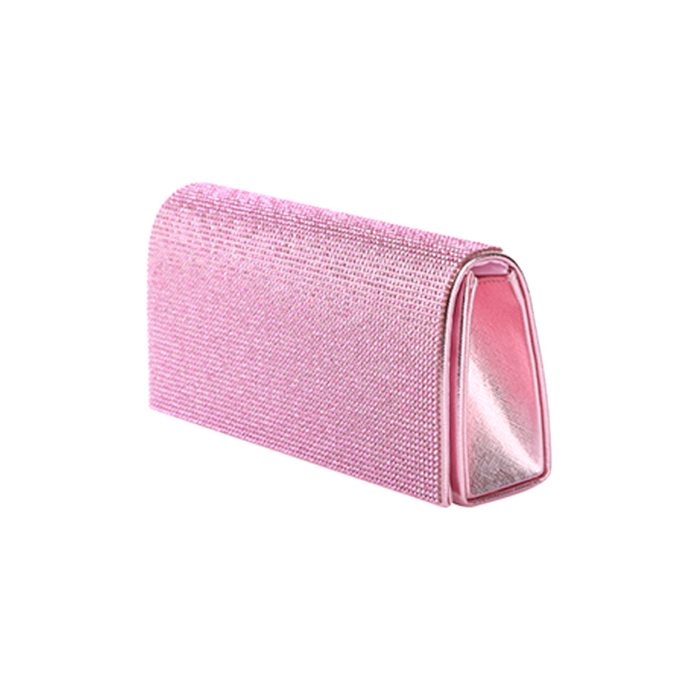 iLLASPARKZ Bling Solid Evening Clutch / Crossbody Bag
