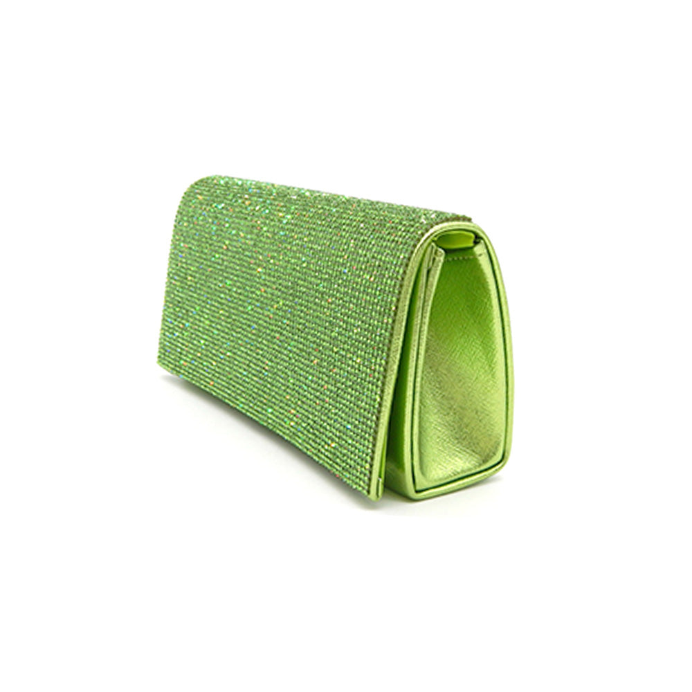 iLLASPARKZ Bling Solid Evening Clutch / Crossbody Bag