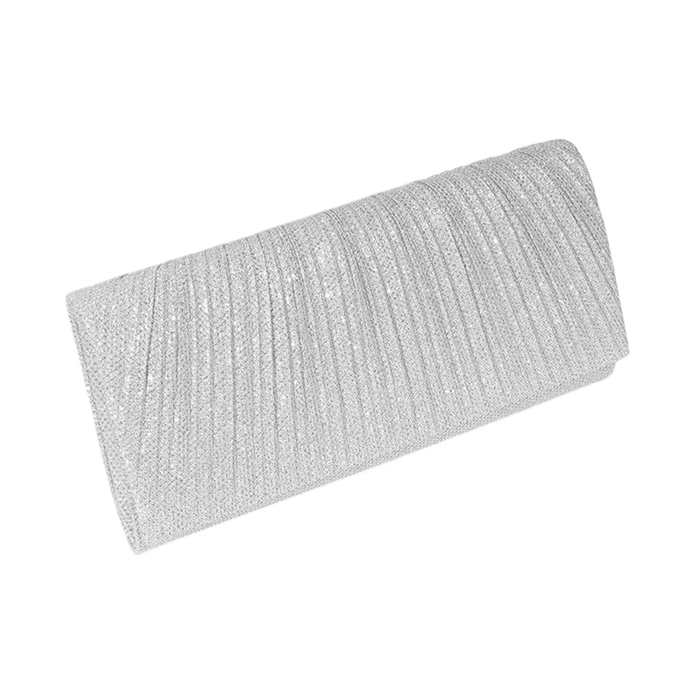 iLLASPARKZ Sparkly Fabric Evening Clutch / Crossbody Bag