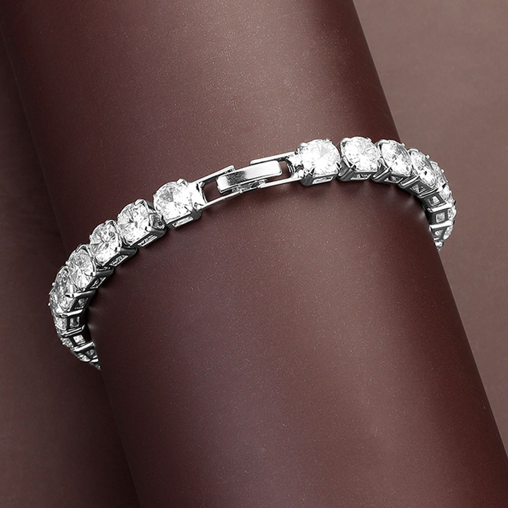 iLLASPARKZ Round CZ Evening Bracelet