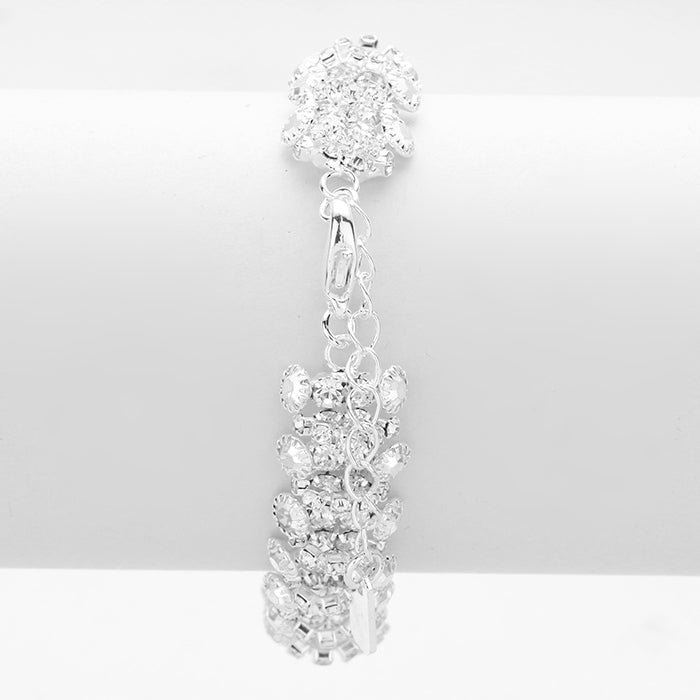 iLLASPARKZ Rhinestone bubble evening bracelet