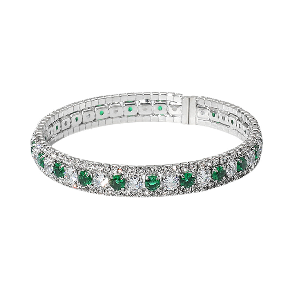 iLLASPARKZ Rhinestone Embellished Adjustable Evening Bracelet