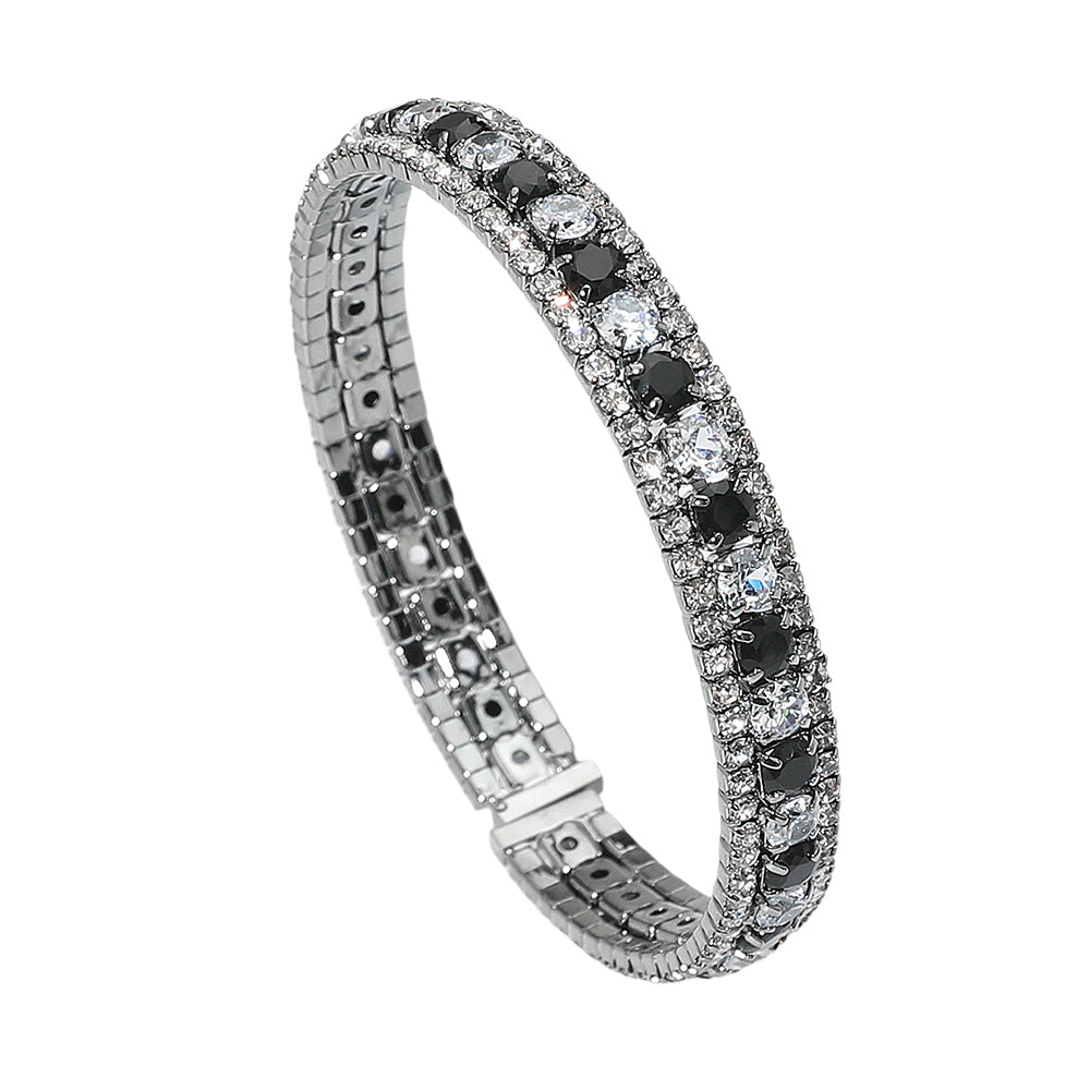 iLLASPARKZ Rhinestone Embellished Adjustable Evening Bracelet