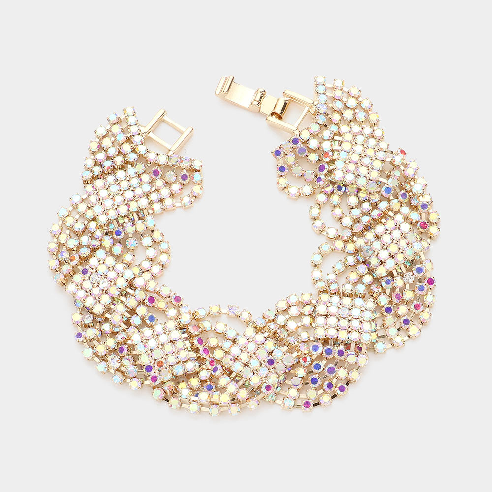 iLLASPARKZ Rhinestone Pave Evening Bracelet