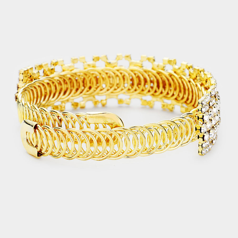 iLLASPARKZ Rhinestone Crystal Pave Evening Bracelet