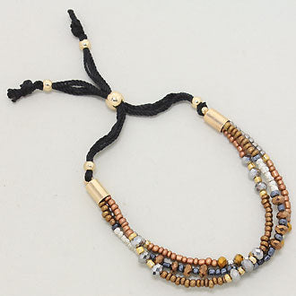 iLLASPARKZ Multi Beaded Boho Style Bracelet
