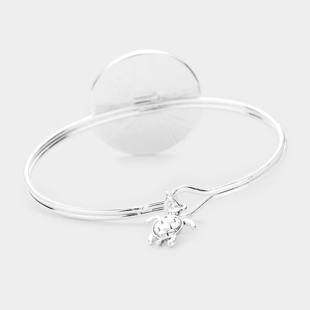 iLLASPARKZ Turtle Sea Life Hook Metal Bracelet