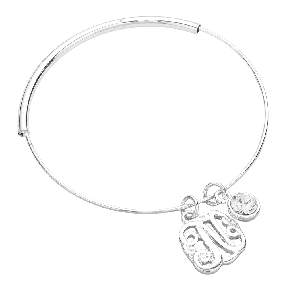 iLLASPARKZ -N- Monogram Bangle Bracelet