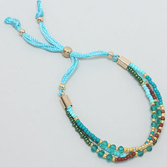 iLLASPARKZ Multi Beaded Boho Style Bracelet