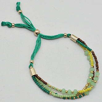 iLLASPARKZ Multi Beaded Boho Style Bracelet
