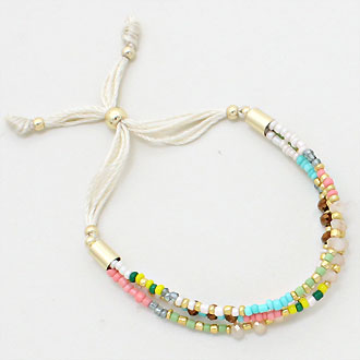 iLLASPARKZ Multi Beaded Boho Style Bracelet
