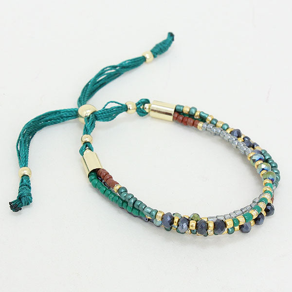 iLLASPARKZ Multi Beaded Boho Style Bracelet