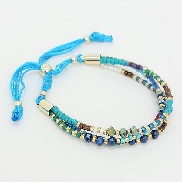 iLLASPARKZ Multi Beaded Boho Style Bracelet
