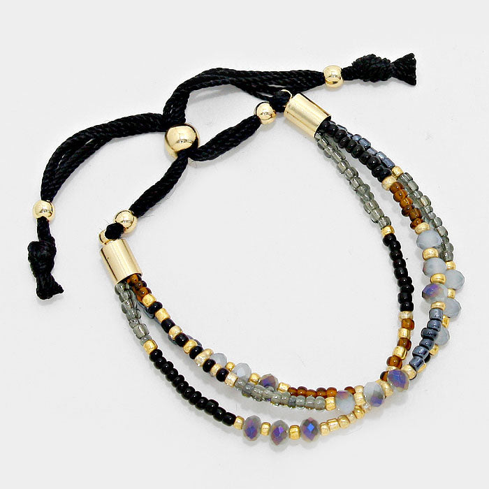 iLLASPARKZ Multi Beaded Boho Style Bracelet
