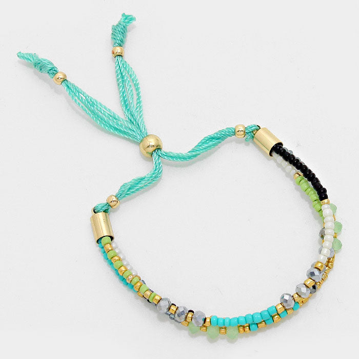 iLLASPARKZ Multi Beaded Boho Style Bracelet