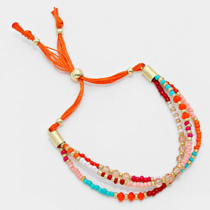 iLLASPARKZ Multi Beaded Boho Style Bracelet