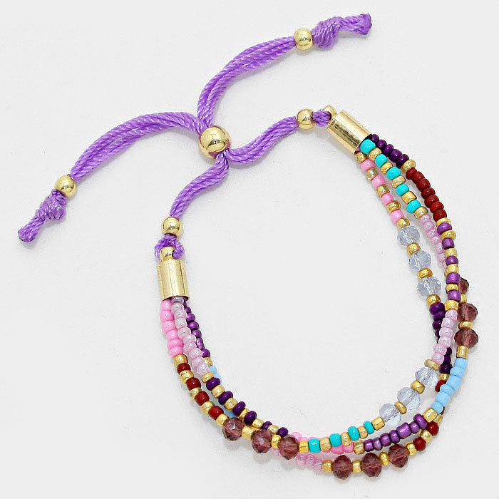iLLASPARKZ Multi Beaded Boho Style Bracelet