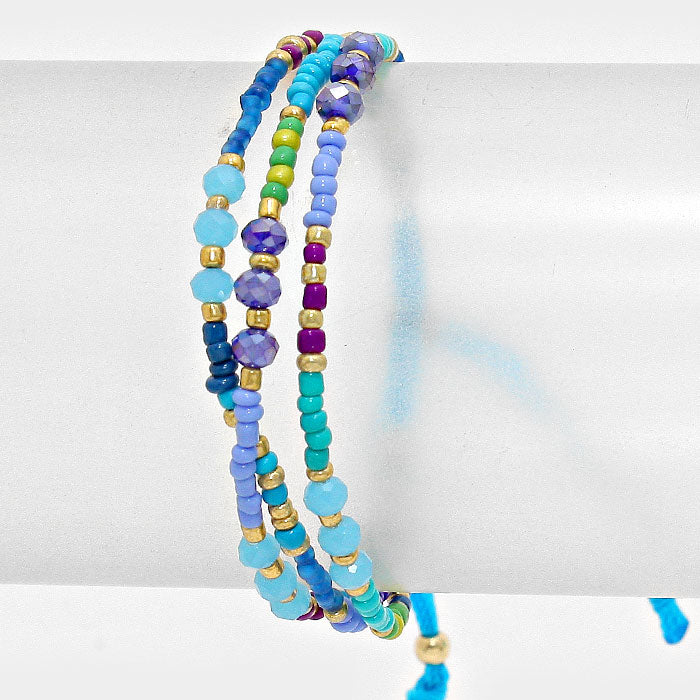 iLLASPARKZ Multi Beaded Boho Style Bracelet