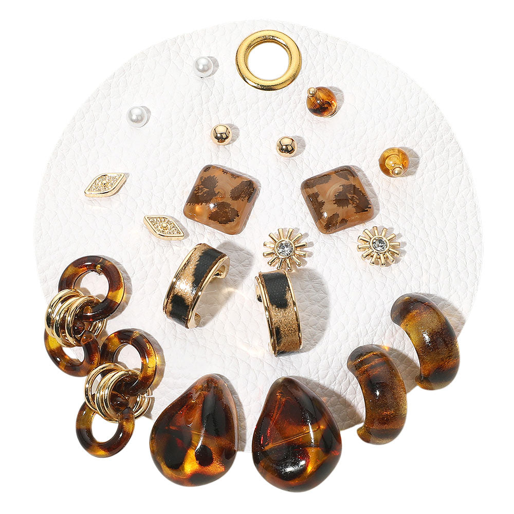 iLLASPARKZ 10Pairs - Assorted Fashion Earring Set