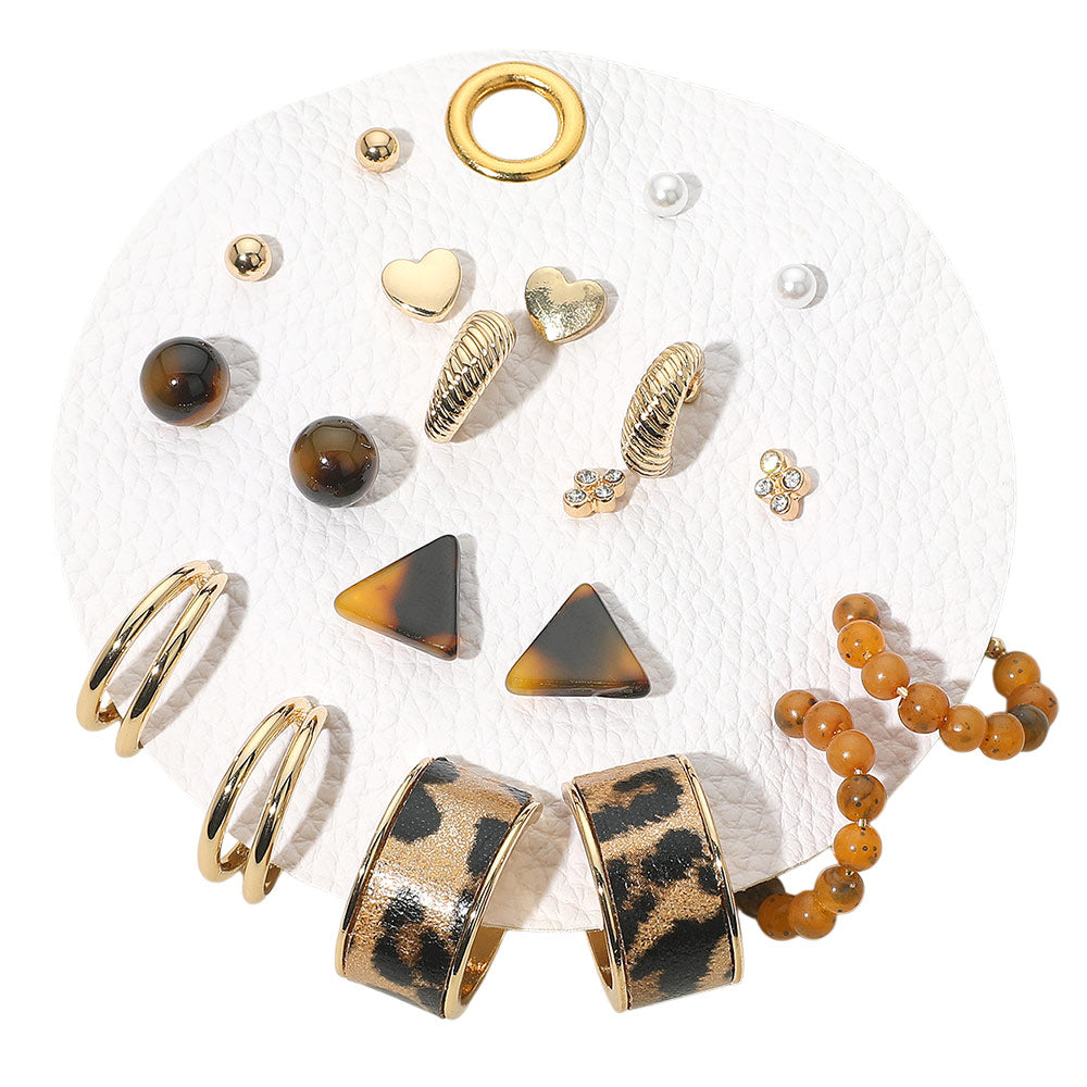 iLLASPARKZ 10Pairs - Assorted Fashion Earring Set