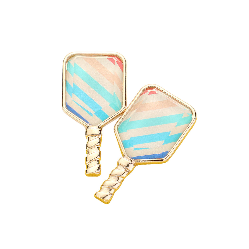 iLLASPARKZ Pickleball Racket Earrings