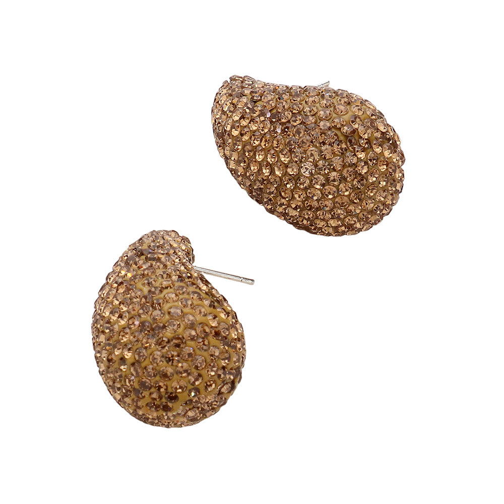 iLLASPARKZ Bling Studded Teardrop Earrings