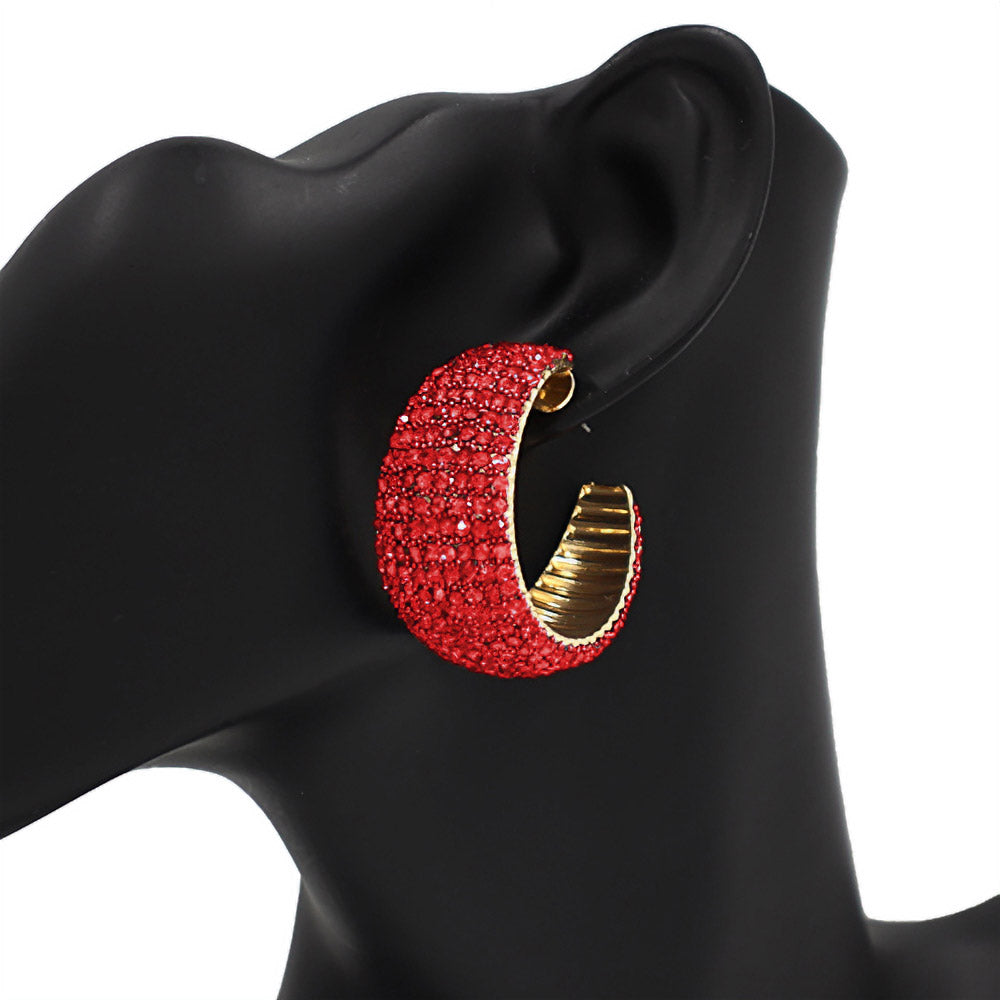 iLLASPARKZ Bling Hoop Earrings
