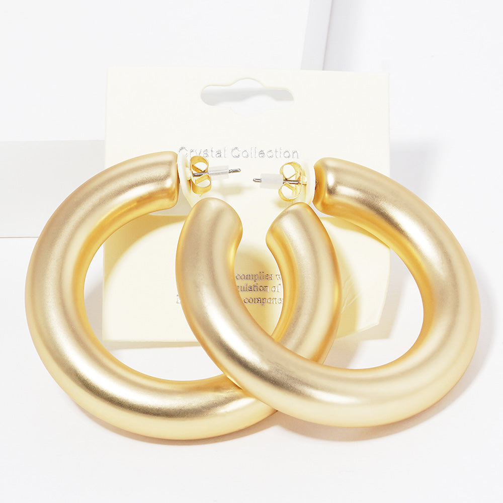 iLLASPARKZ Thick Hoop Earrings