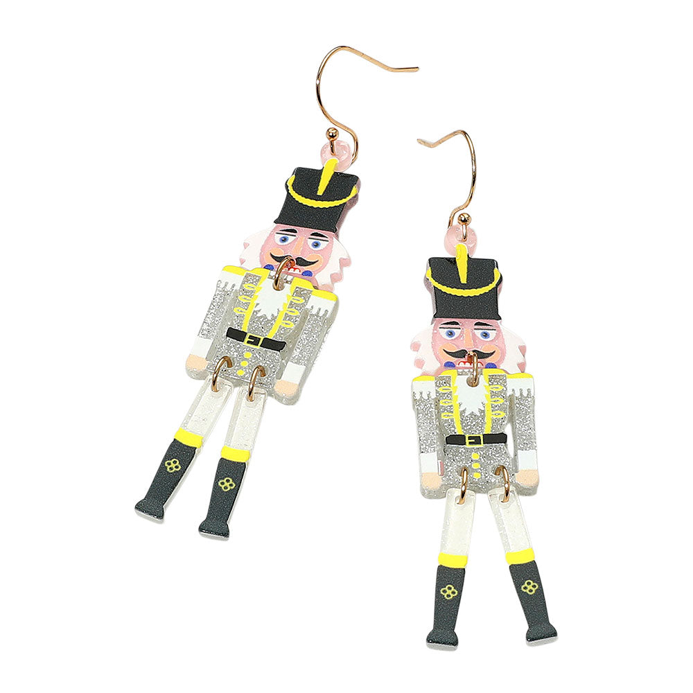 iLLASPARKZ Christmas Soldier Nutcracker Dangle Earrings
