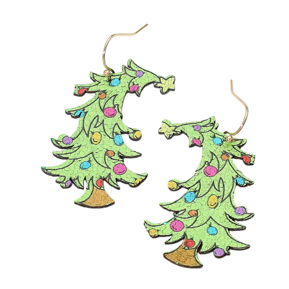 iLLASPARKZ Christmas Tree Dangle Earrings