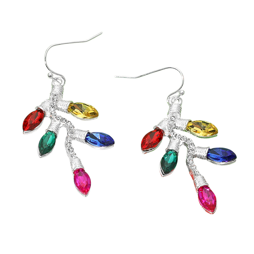 iLLASPARKZ Christmas Light Dangle Earrings