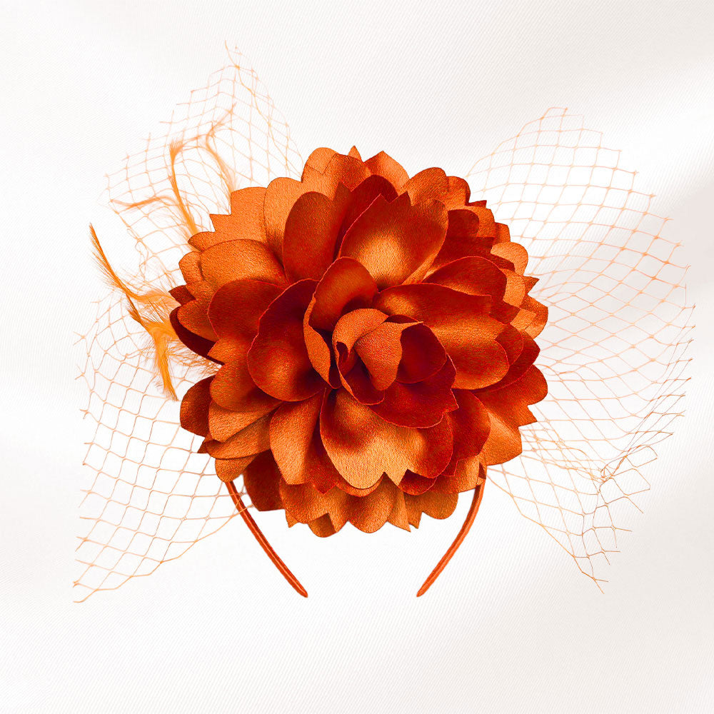iLLASPARKZ Flower Veil Fascinator / Headband