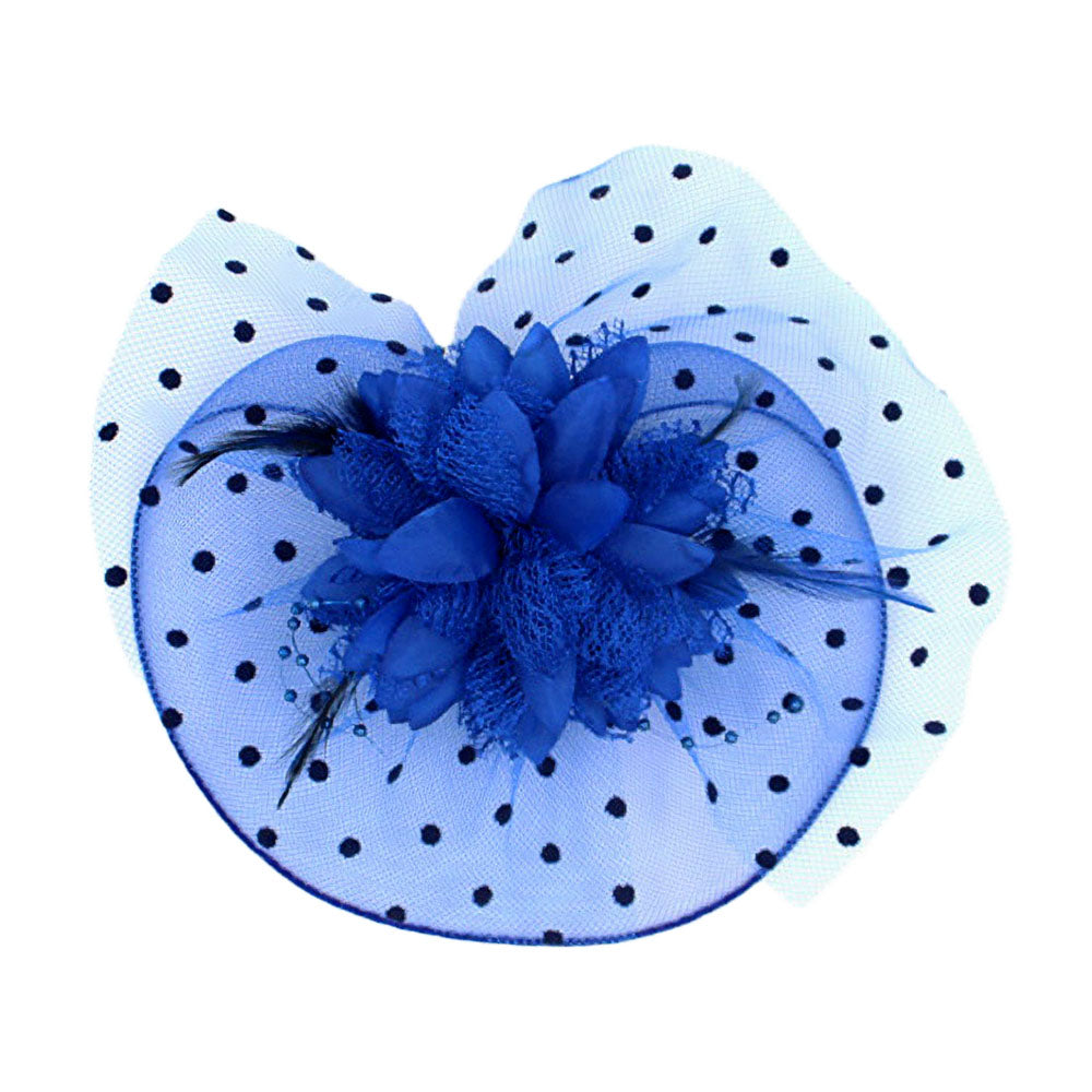 iLLASPARKZ Feather Mesh Flower Fascinator / Headband