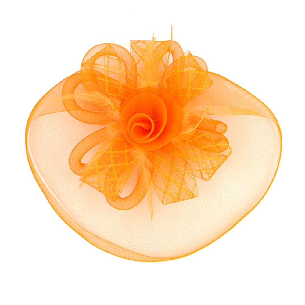 iLLASPARKZ Feather Mesh Flower Fascinator / Headband