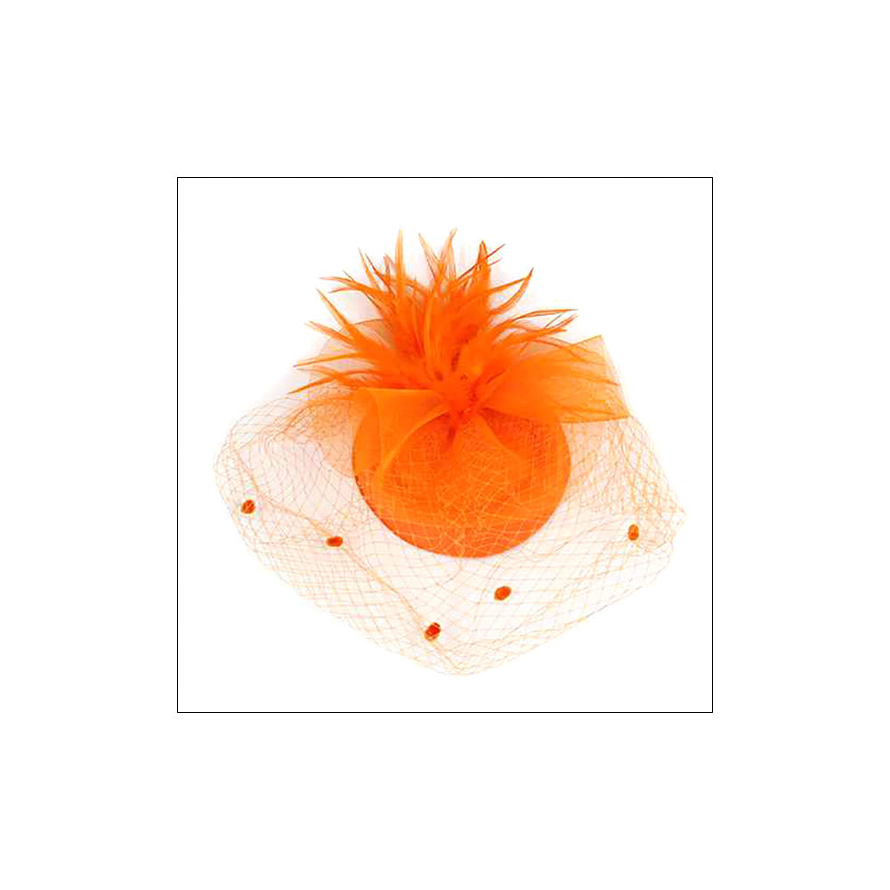 iLLASPARKZ Feather Mesh Fascinator / Headband