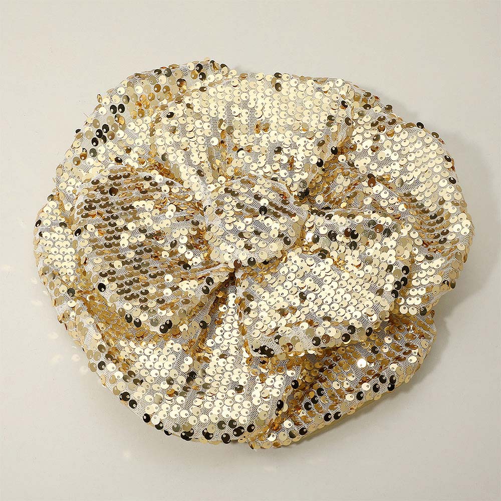 iLLASPARKZ Sequin Flower Fascinator / Pin Brooch / Hair Band / Headband