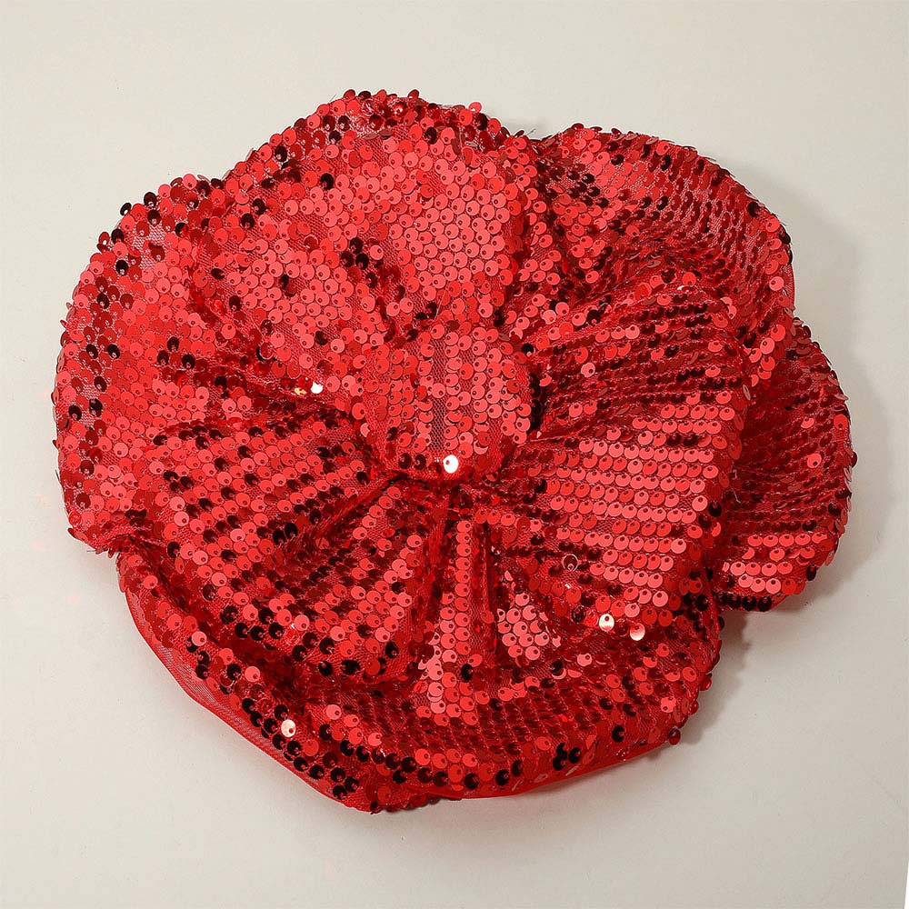 iLLASPARKZ Sequin Flower Fascinator / Pin Brooch / Hair Band / Headband