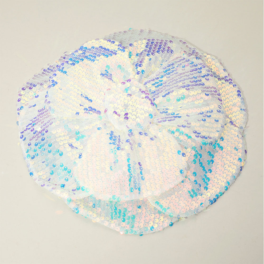 iLLASPARKZ Sequin Flower Fascinator / Pin Brooch / Hair Band / Headband