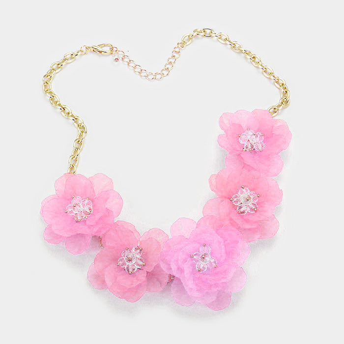 iLLASPARKZ Flower link necklace