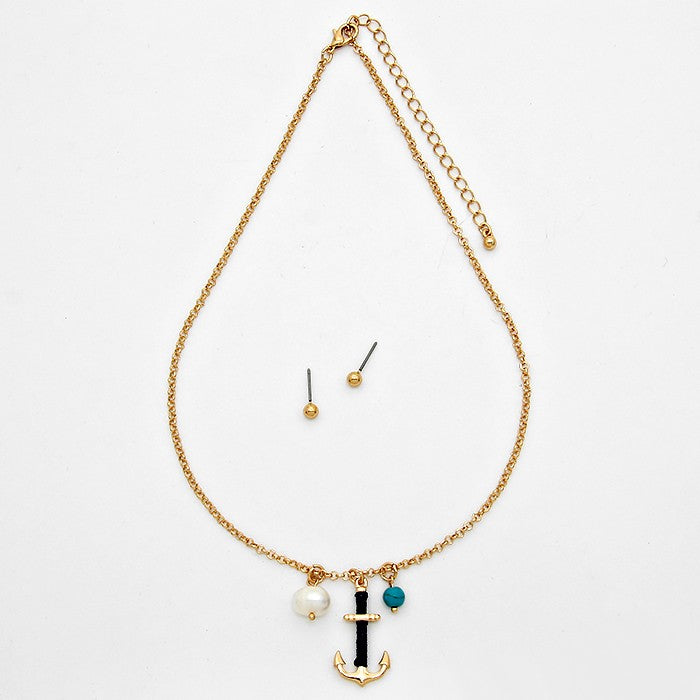iLLASPARKZ Anchor Pendant Necklace