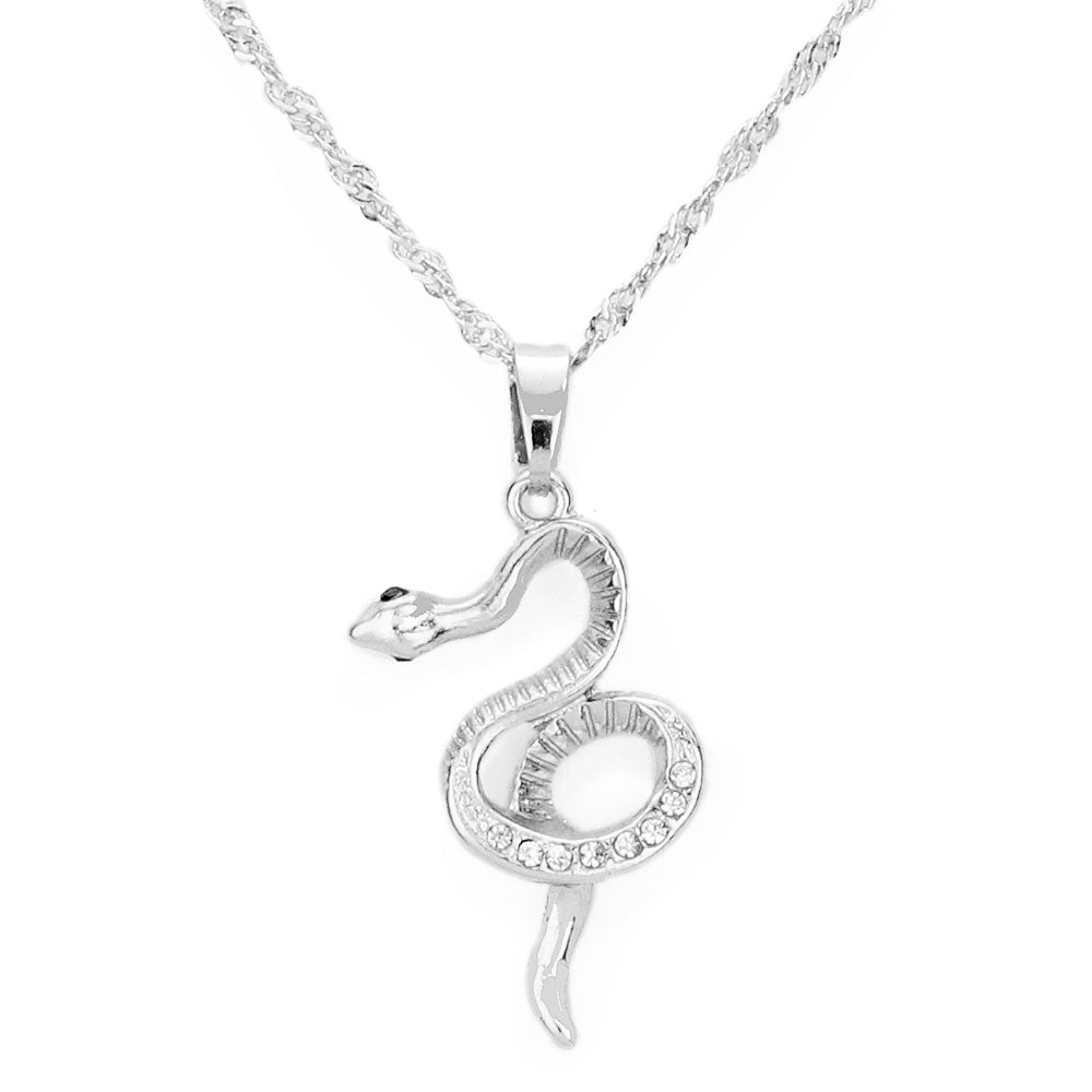 iLLASPARKZ Snake Metal Layered Necklace