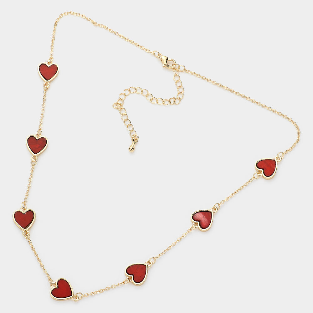 iLLASPARKZ Heart Station Necklace