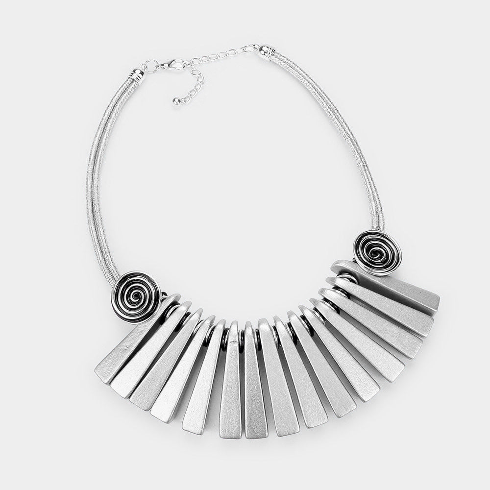 iLLASPARKZ Wood Bar Collar Necklace