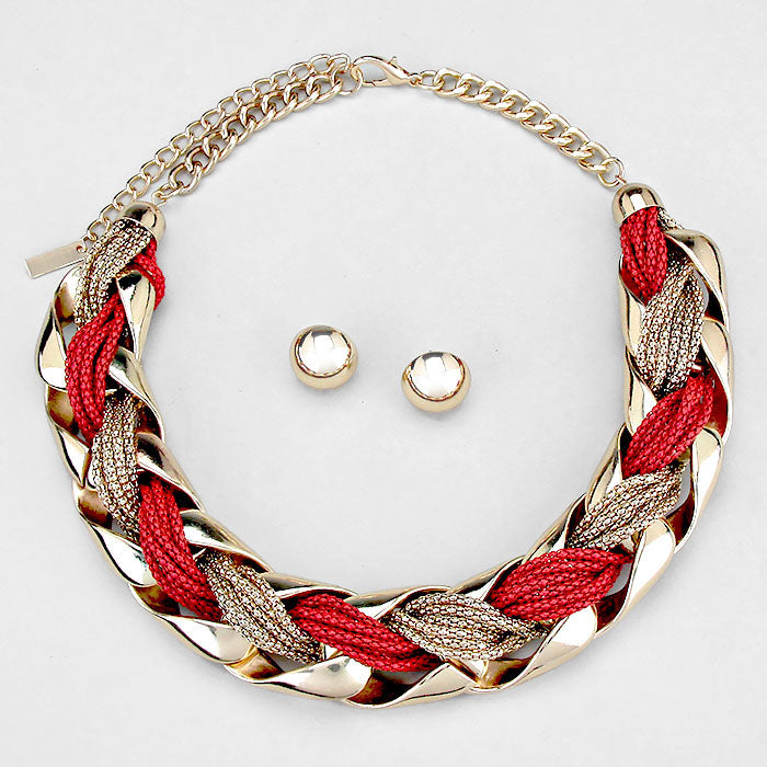 iLLASPARKZ Braided Chain Necklace