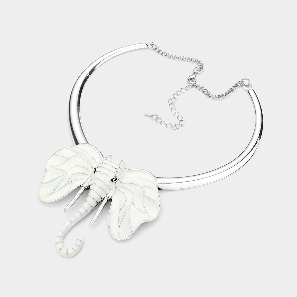 iLLASPARKZ Metal Elephant Accented Necklace